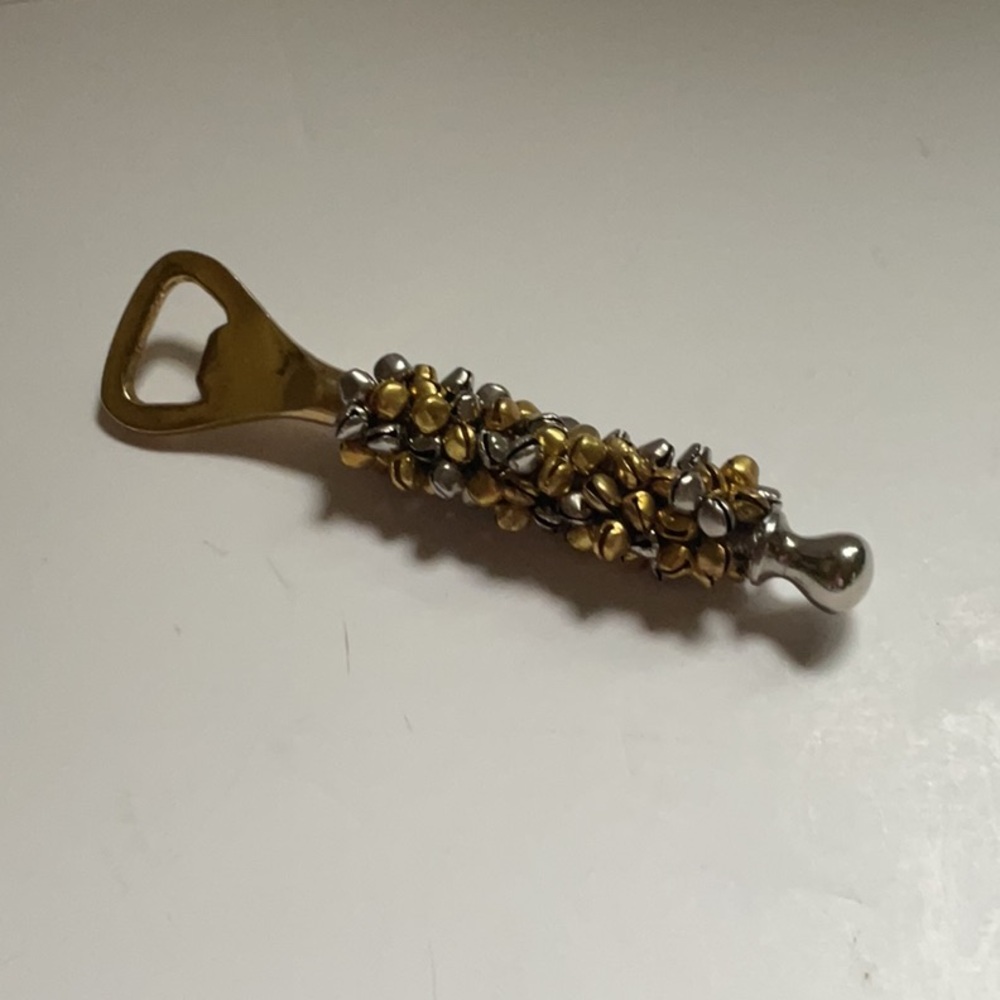 Mud Pie Christmas Jingle Bells Bottle Opener